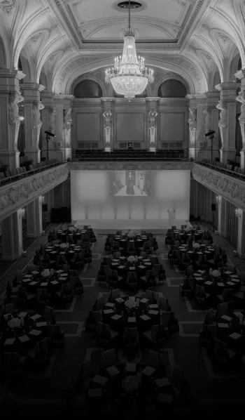Fashion runway audience
